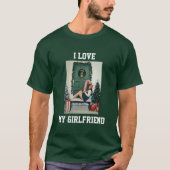 彼女大好きフォトTシャツ 彼氏へのギフト Tシャツ (正面)