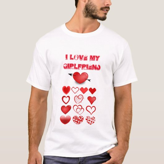 彼女大好きTシャツ Tシャツ (正面)