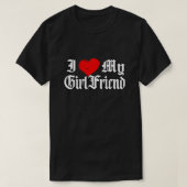 彼女大好きTシャツ Tシャツ (デザイン正面)