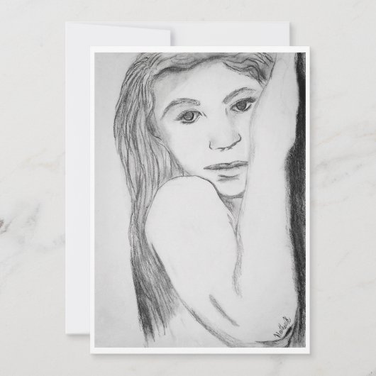 「彼女失ったの目に」スケッチカード シーズンカード (正面)