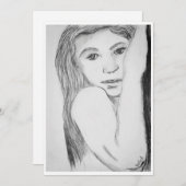 「彼女失ったの目に」スケッチカード シーズンカード (正面/裏面)