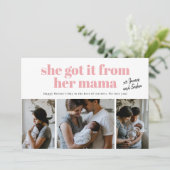 彼女得はママ写真の母の日カードから シーズンカード (スタンド正面)
