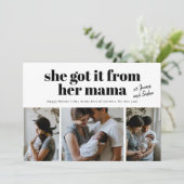 彼女得はママ写真の母の日カードから シーズンカード (スタンド正面)