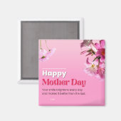 彼女得は彼女のママ写真の母の日から マグネット (正面/裏面)