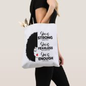 彼女感動的はオールオーバープリントのトートバッグだ トートバッグ (クローズアップ)