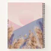 彼女感動的は信じパンパスの引用文を得た ノートブック (裏面)