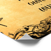 彼女感動的は自分の羽で飛ぶ引用文 ポスター (角)