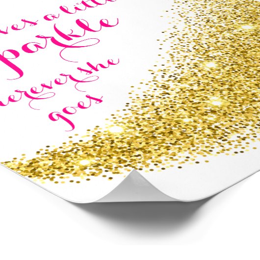 「彼女感動的は葉少しキラキラ輝く」ポスター ポスター (角)