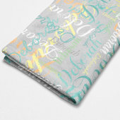 彼女淡い色のの名前の灰色の毛布 フリースブランケット