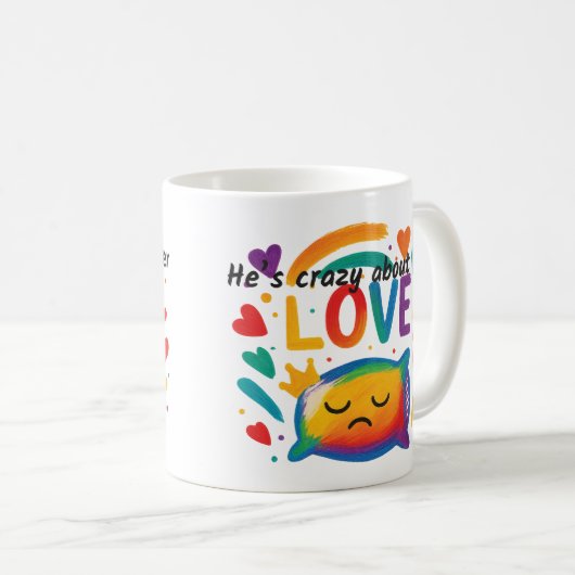 彼女熱狂するについて コーヒーマグカップ (正面右)