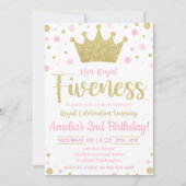 彼女王室のの招待状 |プリンセス招待状 招待状 (正面)