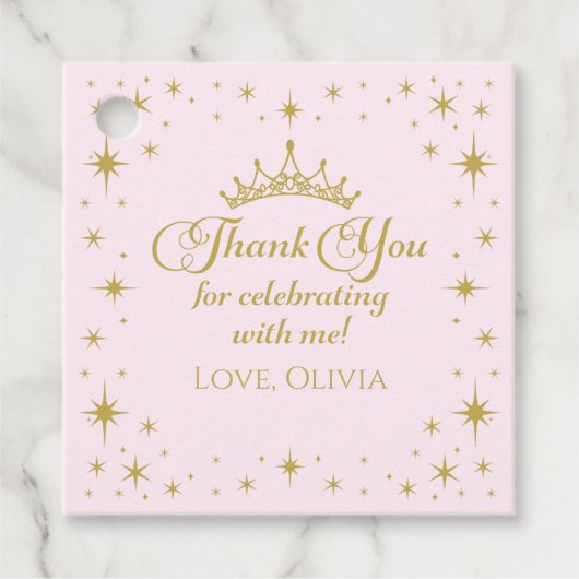 彼女王室のの金ゴールドプリンセス5th誕生日 フェイバータグ (正面)