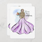 彼女生まれは山花の贈り物前向きだった シーズンカード (正面/裏面)