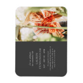 彼女祝の生活モダンシンプルミニマル写真 マグネット (縦)