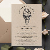 彼女素朴はスクープされたブライダルシャワー 招待状