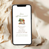 彼女素朴は市場から外れているブライダルシャワー 招待状