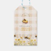 彼女素朴は彼女の蜂蜜のブライダルを見つけた ギフトタグ (裏面)