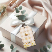 彼女素朴は彼女の蜂蜜のブライダルを見つけた ギフトタグ