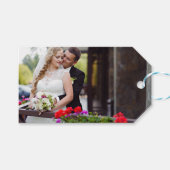 彼女結婚の愛の贈り物ラベル。 ギフトタグ (正面(横))