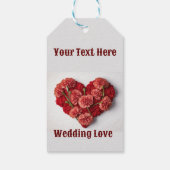 彼女結婚の愛の贈り物ラベル。 ギフトタグ (裏面)