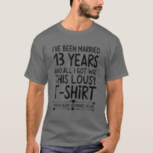 彼女結婚の13周年 Tシャツ