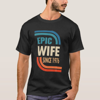 彼女結婚の46周年記念 – Epic Wife Tシャツ