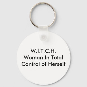 彼女自身の総制御のW.I.T.C.H.Woman キーホルダー