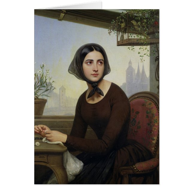 彼女自身を混乱させることを試みるRigolette (正面)