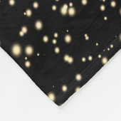 彼女葉のはどこへ行くにもきらめく フリースブランケット (角)