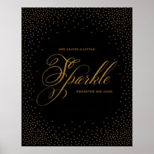 彼女葉の小さな輝き – Premiumd Canvas ポスター