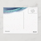 彼女葉は少し輝く贅沢パーソナライズされた ポストカード (裏面)