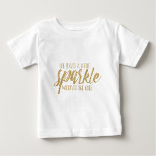 彼女葉は少し輝く ベビーTシャツ