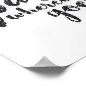 彼女葉は少し輝く – 白いポスター ポスター (角)