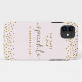 彼女葉は少しSparkle iPhoneケースをインストール Case-Mate iPhoneケース (裏面(横))
