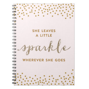 彼女葉はSparkle Notebookを少し持っている ノートブック