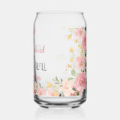 彼女賛美はピンクの聖書の詩である ガラス缶 (裏面)