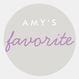 「彼女」のおやつお気に入りの ラウンドシール