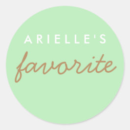 「彼女」のおやつお気に入りの ラウンドシール