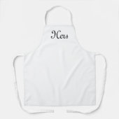 「彼女」の黒文字は白 エプロン (正面)