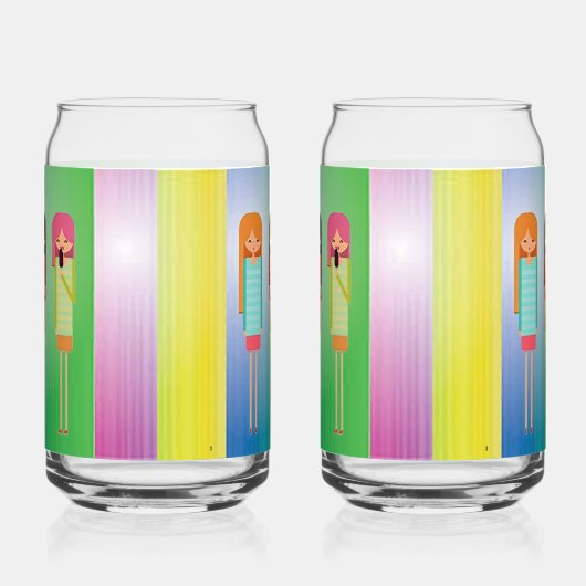 彼女 ガラス缶 (右)