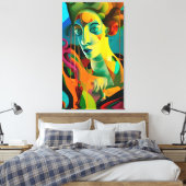 彼女 キャンバスプリント (インサイチュ (寝室))