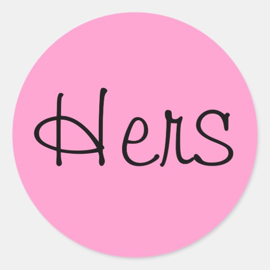 彼女 ラウンドシール (正面)