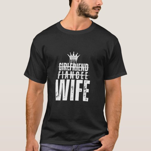 彼女 婚約者 妻 Tシャツ (正面)