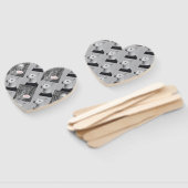 彼女、彼とアイボリーファン ハンドファン (組立なし)