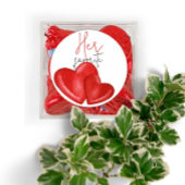 彼女、彼または私たちのお気に入りのブライダルシャワー好意の贈り物 ラウンドシール