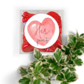 彼女、彼、私たちのお気に入りのブライダルシャワー結婚式の引き出物 ラウンドシール