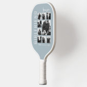 彼女 | 愛する | フォトコラージュ ピックルボールラケット (左)