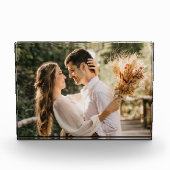 彼女、母、父、または新婚夫婦のためのカスタム写真ギフト フォトブロック (正面)