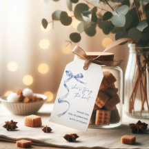 彼女、結婚するのね！モダンなブライズシャワーのギフトタグ