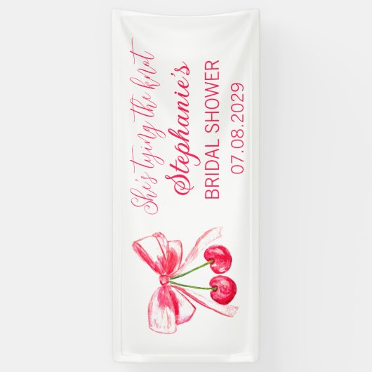 彼女、結婚するの ブライズシャワー 横断幕 (縦)